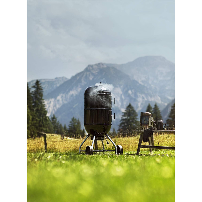 Чохол для гриля RÖSLE Smoker No.1 F50/F50-S, тримач для ребер і м'яса, нержавіюча сталь 18/10, аксесуари для газового та вугільного гриля