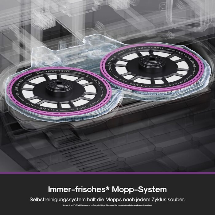 Робот-пилосос Eureka J15 Evo Ultra з функцією миття підлоги, самостійне очищення, прання та сушка, потужність 5000Pa, обертова функція миття, Dual-LiDAR навігація, 3D уникнення перешкод (чорний)