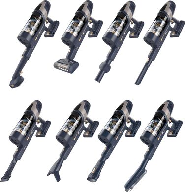 Бездротовий пилосос Cecotec Conga Rockstar 5500 Hurricane Station Flex Max: 220AW, 700W, станція самостійного очищення, 90 хв роботи, антизаплутувальна щітка, гнучкий шланг, циклонна технологія