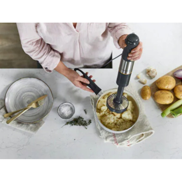 Занурювальний блендер Kenwood HBM 60.007GY Blend, 1000 Вт, сріблястий/сірий