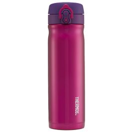 Термобутилка Thermos Pink Direct (470 мл) — ізольована сталева пляшка для напоїв з герметичною кришкою, рожева
