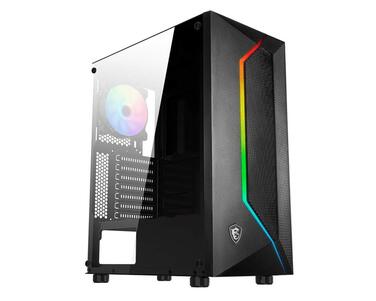 Корпус ПК MSI MPG 100R Mid-Tower для E-ATX з темперованим склом, Airflow, Mystic Light, підтримка 2x 360mm кулерів