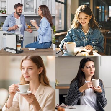 Кавомашина KOTLIE ST-550 Multi-Kapsel: 4-в-1 для Nes Original, Dolce Gusto, MIO та меленої кави, 19 Bar, 19 Bar, 7 рівнів об'єму води