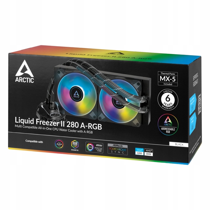 Рідинне охолодження Arctic Liquid Freezer II 280 a-RGB, 2 вентилятори