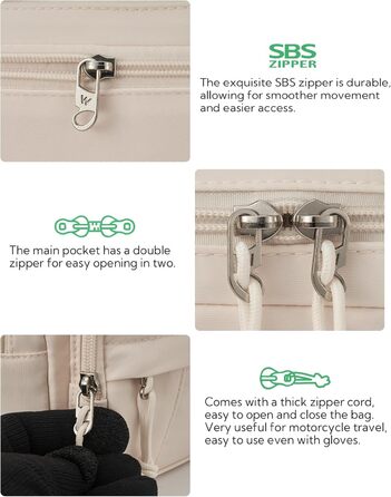 Сумка на пояс WATERFLY: спортивна, стильна, унісекс для чоловіків та жінок. Ідеальна для прогулянок, подорожей, MTB, тренувань з собакою (Бежевий)