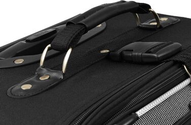 Набір валіз U.S. Traveler New Yorker (4 шт) - червоний, легкий, м'який, розширюваний