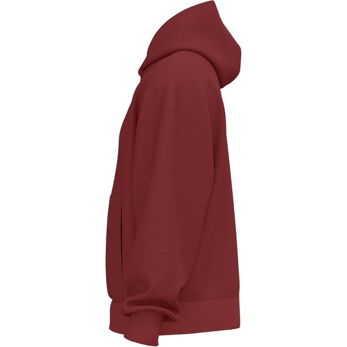 Худі JAKO Wardrobe унісекс червоне, 100% щільна бавовна (400 г/м²), ретро-стиль, розмір XS