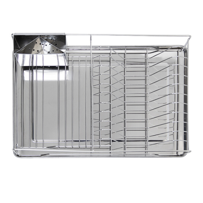 Relaxdays Dish Drainer with Cutlery Basket XL