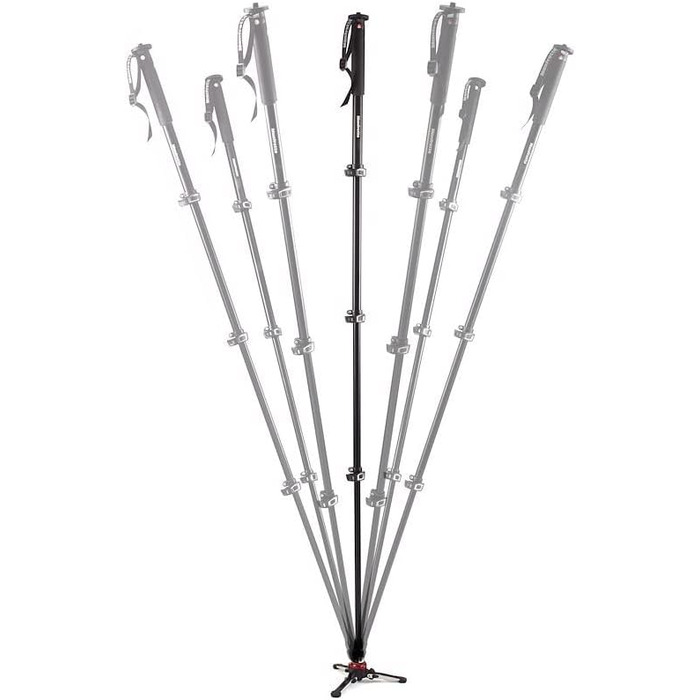 Монопод Manfrotto XPRO з відео-головкою: 4-секційний алюмінієвий монопод для відеозйомки