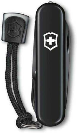 Швейцарський мультитул Victorinox Signature Lite Onyx Black – Швейцарський ніж з 9 функцій, з клинком та вимірювальною лінійкою