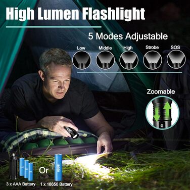 Набір інструментів RoverTac - подарунок для тата, 12-в-1 Мультитул з молотком, ліхтариком та універсальним ножем у подарунковій коробці