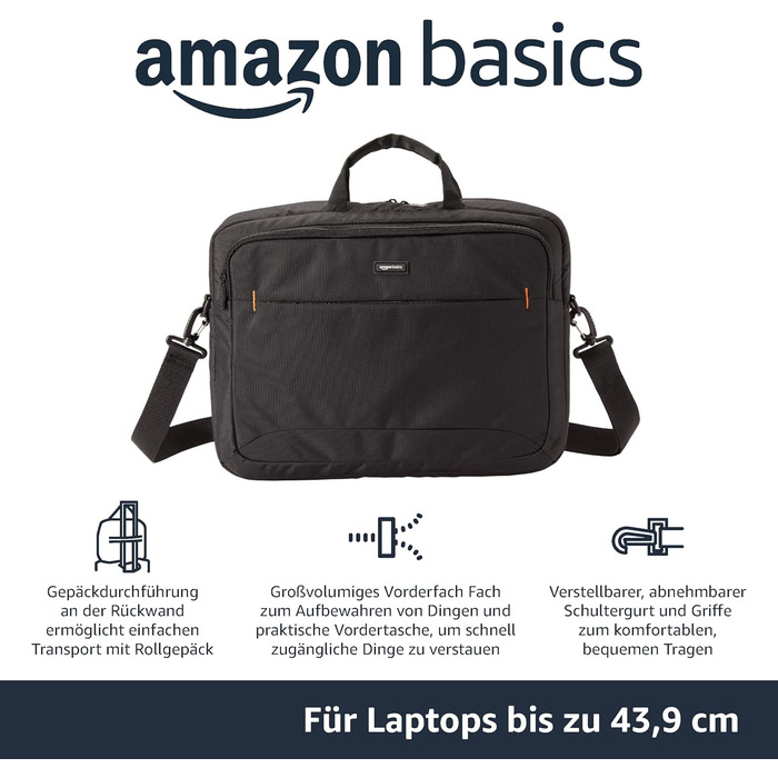 Сумка для ноутбука Amazon Basics 17,3