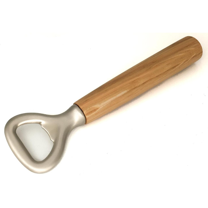 KokosnussEisen® - Premium Bottle Opener/Cap Opener - Wooden Handle Oak Wood - Made in Germany