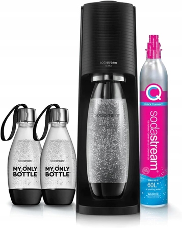 Сифон для води SodaStream Terra, 1,000 мл, багатоколірний, 3 пляшки в комплекті