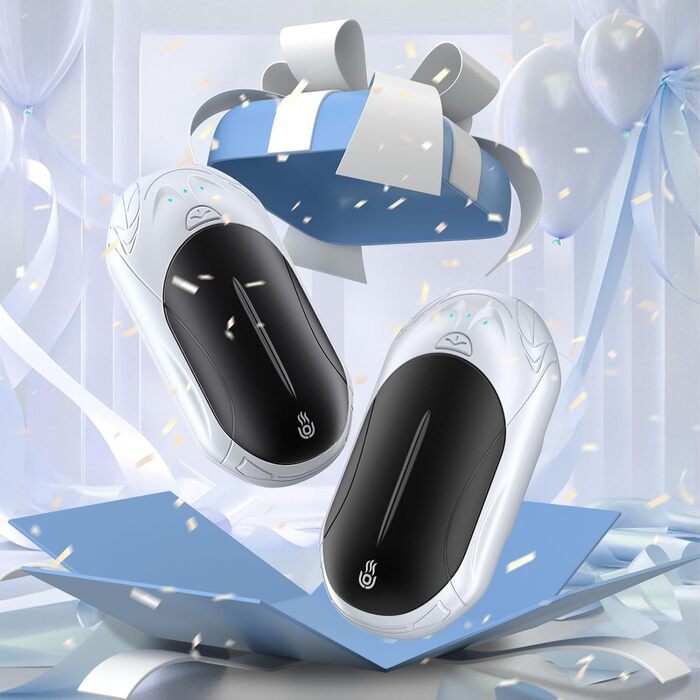 Електричні грілки для рук OUTJUT, 6000mAh, 3 режими нагріву, USB, 2 шт. - для спорту та подарунок