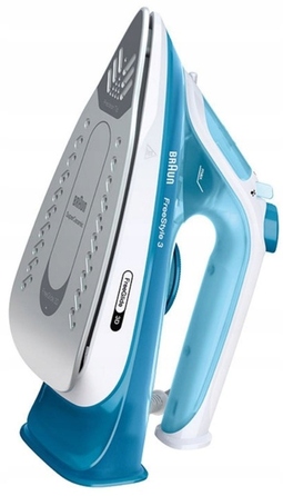 Парова праска Braun FreeStyle 3 FI 3144, 2400 Вт, керамічна підошва, синя