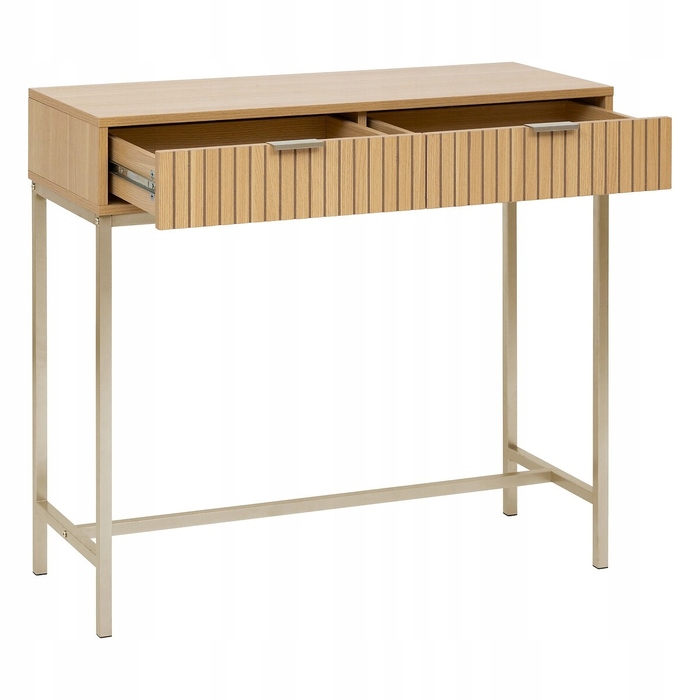 Консоль 5five Simply Smart, відтінки бежевого, напівматова, 90 x 80,5 x 35 см