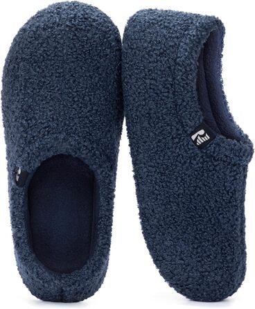 Домашні тапочки RockDove з теплим флісом для жінок, закритий задник, розмір 38/39 EU, темно-синій