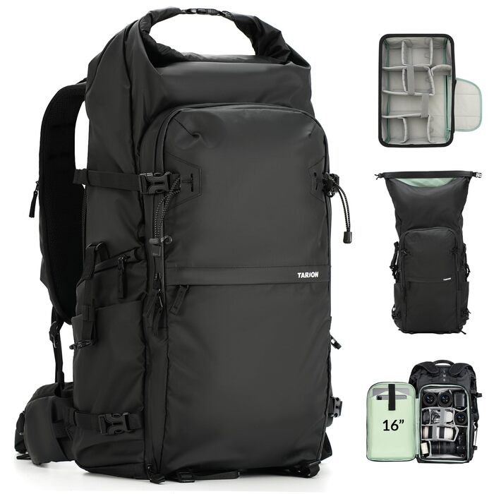 Рюкзак для фотоапарата TARION: водонепроникний, 35L, з відділенням для 16