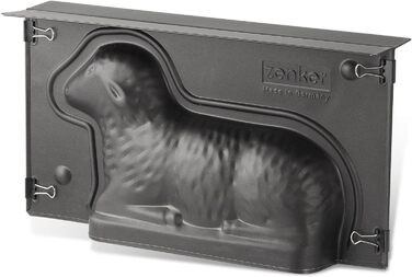 Easter Zenker Lamb and Bunny Baking Molds – 900 & 600 ml Filling Volume – 3D Cake Molds with Lamb and Bunny Motifs for Baking – Delicious Easter Decorations