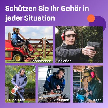 Навушники захисні Vanderfields Premium - шумопоглинання 33.2 dB - для дорослих та підлітків - рожеві