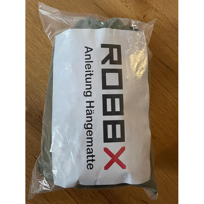 Гамак дорожній ROBBX® для двох осіб з москітною сіткою, 300 кг, червоний 290x140 см + комплект кріплень