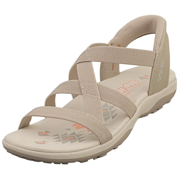 Сандалі жіночі Skechers Reggae Slim Stretch Flex Slip-Ins бежеві 39 EU