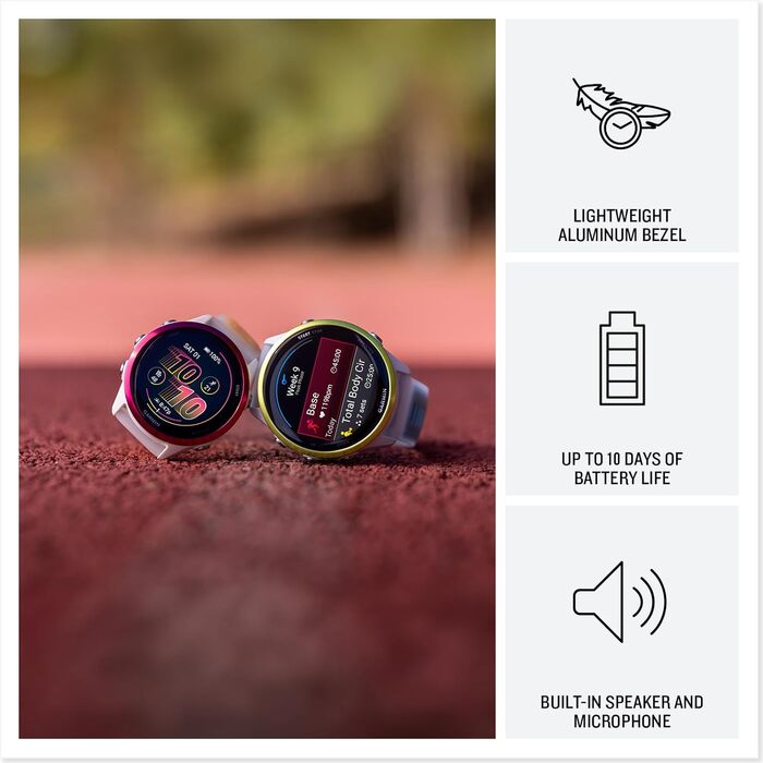 Garmin Forerunner 570: GPS-годинник для бігу та триатлону з AMOLED-дисплеєм, 47 мм, сірий, з чорним ремінком