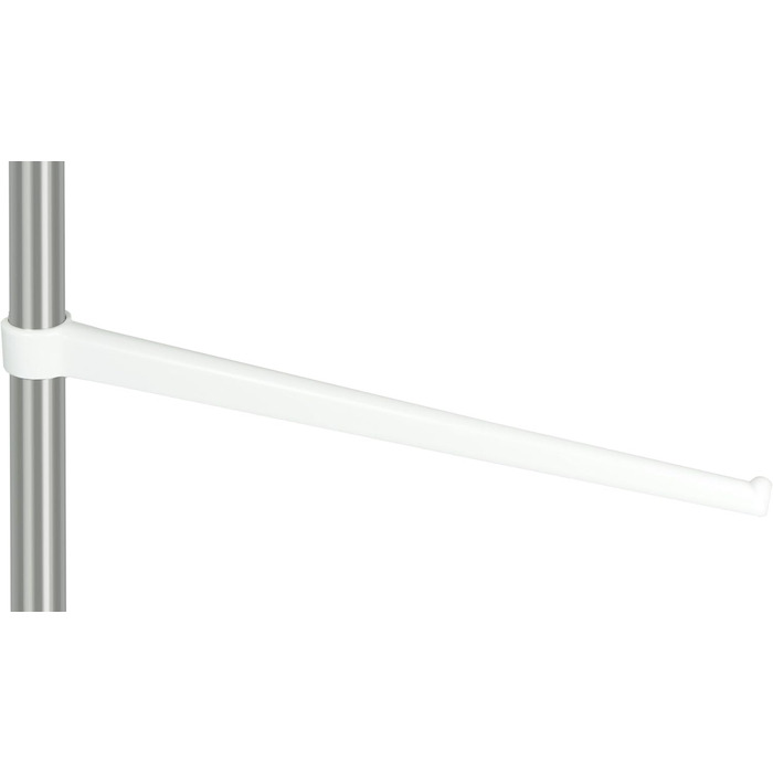 stardis Telescopic Corner Shelf, Stainless Steel, Rust-Proof with 4 Shelves, Shower Shelf, Telescopic Shelf for Shower, Bathroom, Shower Shelf, Height Adjustable from 120-300 cm, White