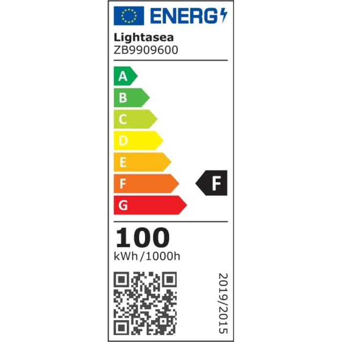 Світлодіодний прожектор Lightasea 10000 Лм з датчиком руху, IP66, 100W, холодне біле світло 6500K, для вулиці, саду, гаража, з пультом