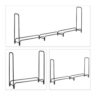 Relaxdays Large Metal Firewood Rack