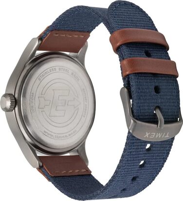 Годинник наручний Timex Expedition Scout, унісекс, аналоговий кварц, ремінець з нейлону, блакитний