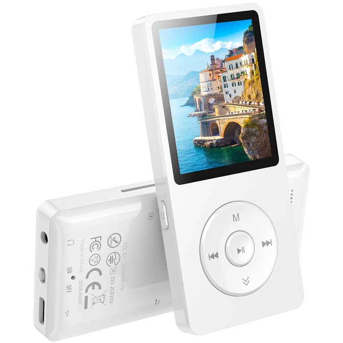 MP3 плеєр AGPTEK 32GB Bluetooth 5.3, 1.8