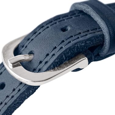 Нашийник для собак HUNTER LEMVIG, шкіряний, фіолетовий/темно-синій, розмір 45, Made in Germany