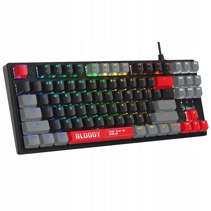 Ігрова механічна клавіатура Bloody S310N TKL RGB Red 1ms