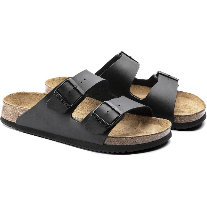 Шльопанці Birkenstock Arizona Birko-Flor чорні, 38 EU (унісекс)