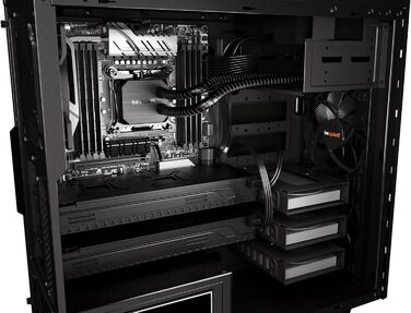 Корпус ПК be quiet! Pure Base 600 Black: 2 вентилятори Pure Wings 2, підтримка радіаторів до 360 мм, 3-рівнева система керування вентиляторами