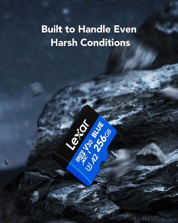 Карта пам'яті MicroSDXC Lexar Blue 256GB, швидкість до 160 МБ/с, UHS-I (набір 2 шт)