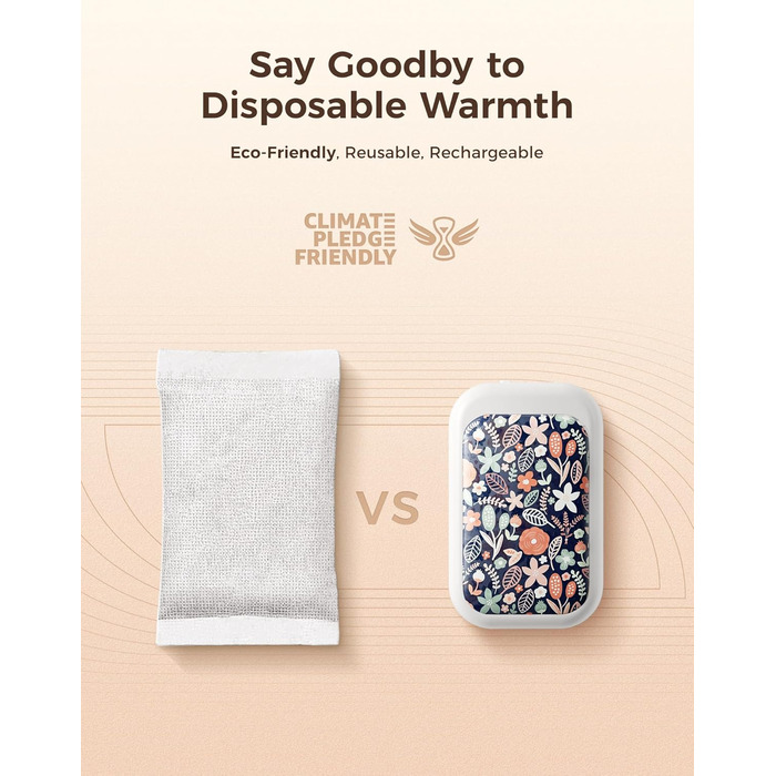 Електричні грілки для рук OCOOPA AI з магнітом, 5000mAh, 2 шт., ультратонкі, для жінок, подарунок, зима