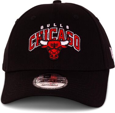 Кепка New Era - Бейсболка з лімітованим дизайном MLB NBA NFL - Янкиз, Лейкерс, Буллз, Рейдерс, Чіфс, Доджерс, Сіхокс, Сокс, 49ers (Чікаго Буллз Чорна V2)