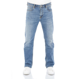 Чоловічі джинси LTB PaulX Straight Fit сині/чорні, еластичні, розміри 28-40, 33W/32L