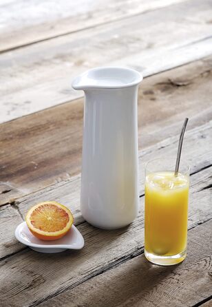 KAHLA 397758A90039C Five Senses Carafe 1.0 l | White pot 1000 ml made of porcelain