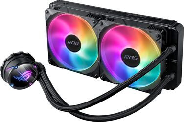 Система водяного охолодження ASUS ROG Strix LC II 280 ARGB, 280 мм, чорний колір
