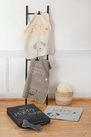 Квіткова ковдра для тварин David Fussenegger My Happy Place - 90x70 см, 85% бавовна, GRS сертифікат