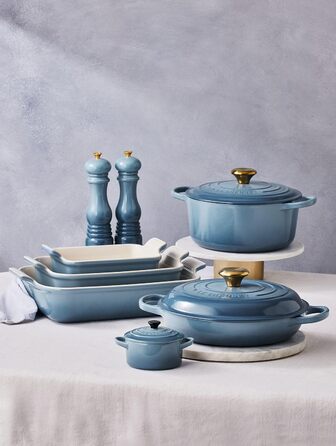 Млинок для перцю Le Creuset, ABS-пластик, керамічний механізм, 6,2x20,8 см, колір Chambray