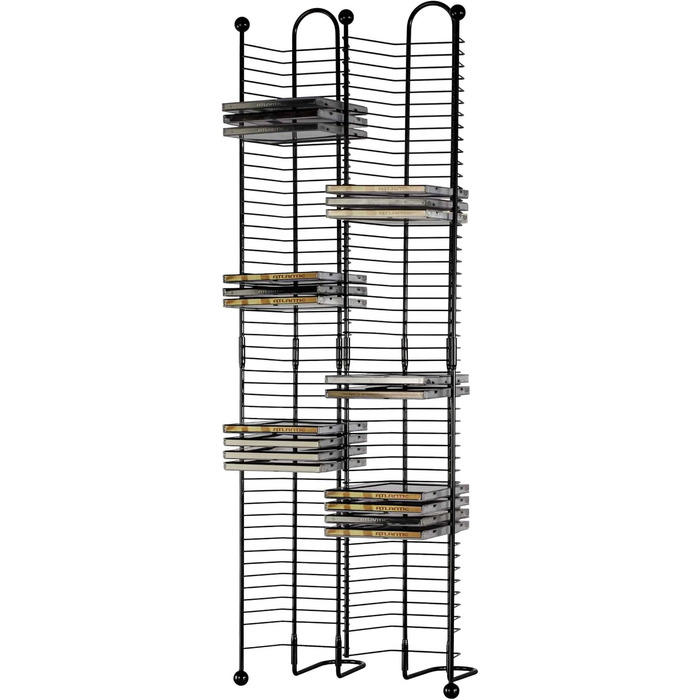 Стійка для 100 CD Atlantic PN63705079, металева, компактна, Gunmetal