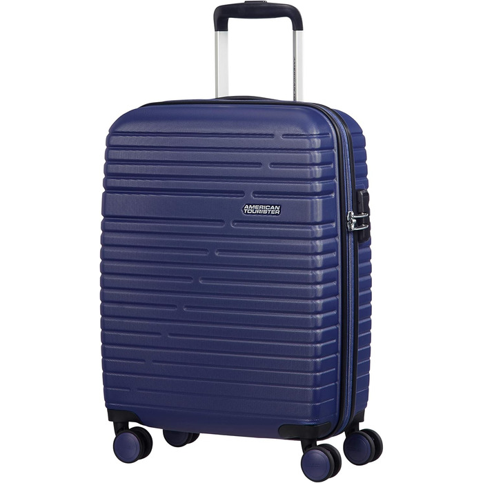 American Tourister Aero Racer Spinner 68 Expandable - 3.6 Kg Suitcase, 75.5 Liter, (Spinner 55, Nocturne Blue, 55 cm)