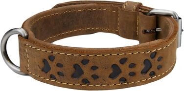 Нашийник для собак Greenburry Vintage з натуральної шкіри, 50 см, розмір S