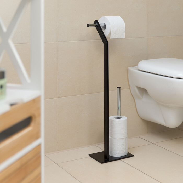 Relaxdays Toilet Paper Holder Standing