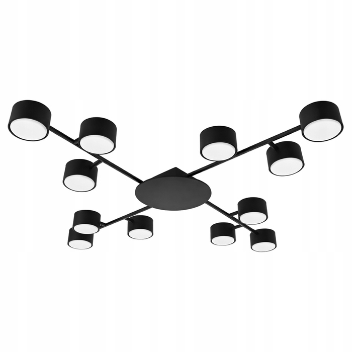 Підвісна стельова LED-лампа LEDLUX на 12 точок світла (патрони GX53)